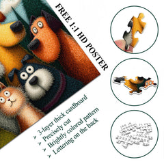 Furry Friends jigsaw Puzzle 1000 Pieces