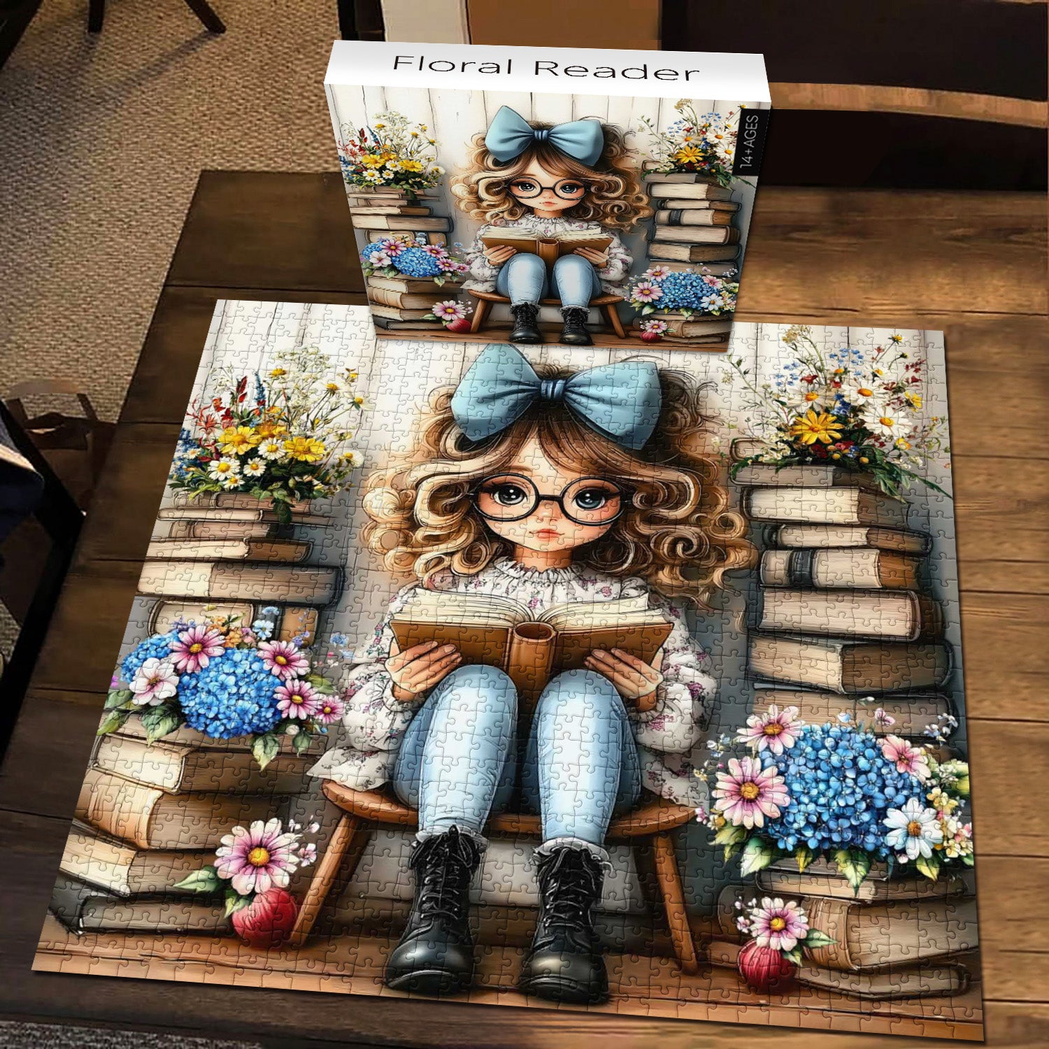 Blumenleser-Puzzle 1000 Teile