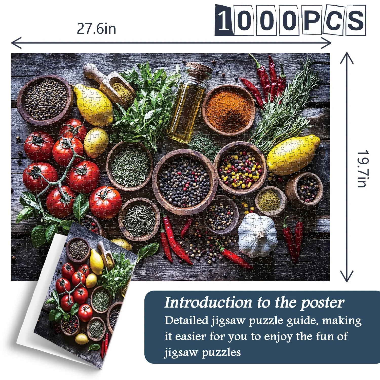 Palette Aromen Puzzle 1000 Stücke