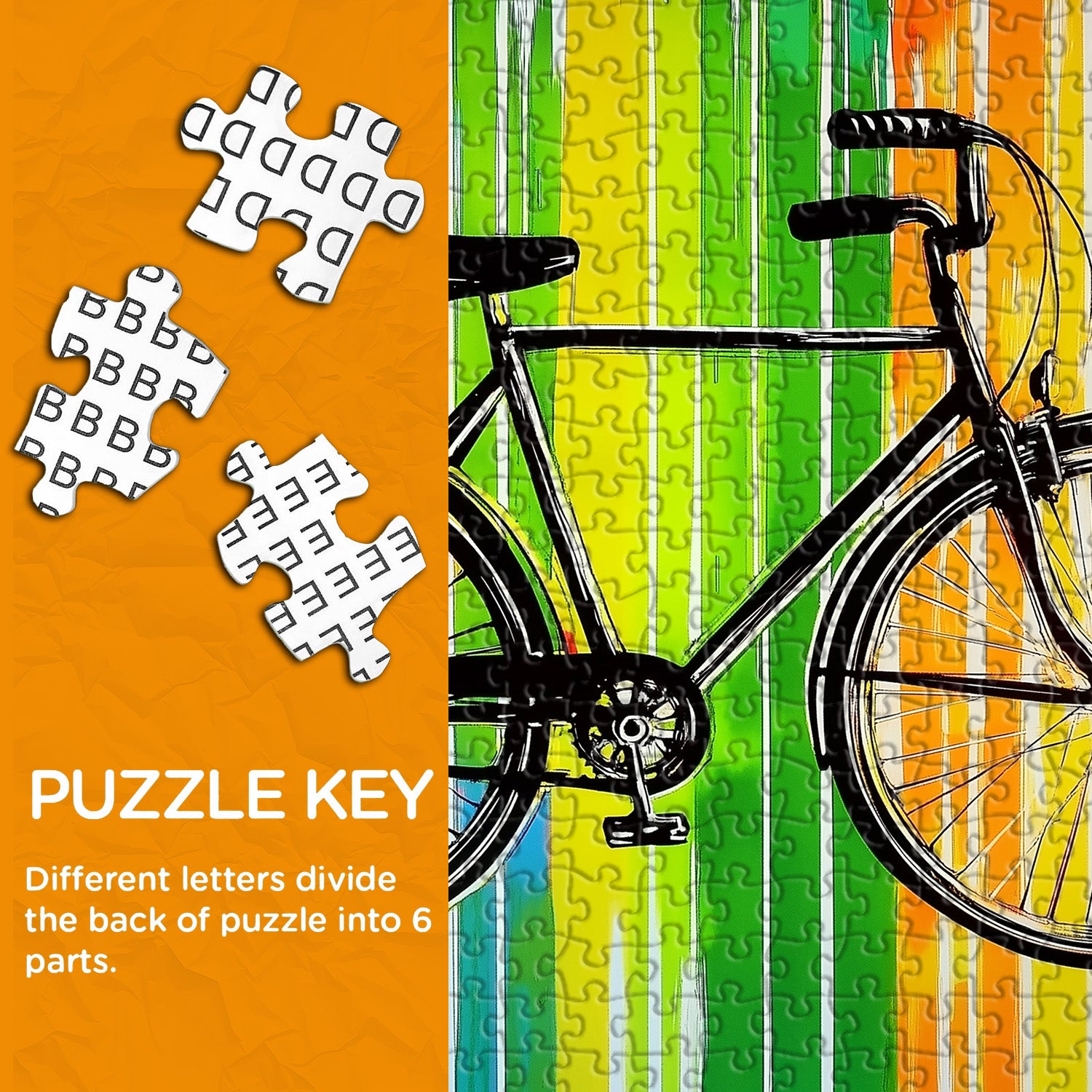 Glänzendes Pedal-Puzzle 1000 Teile