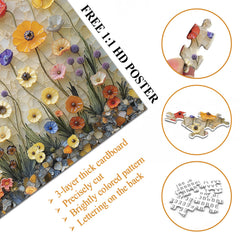 Wildflower Glass Art s Puzzle 1000 Teile