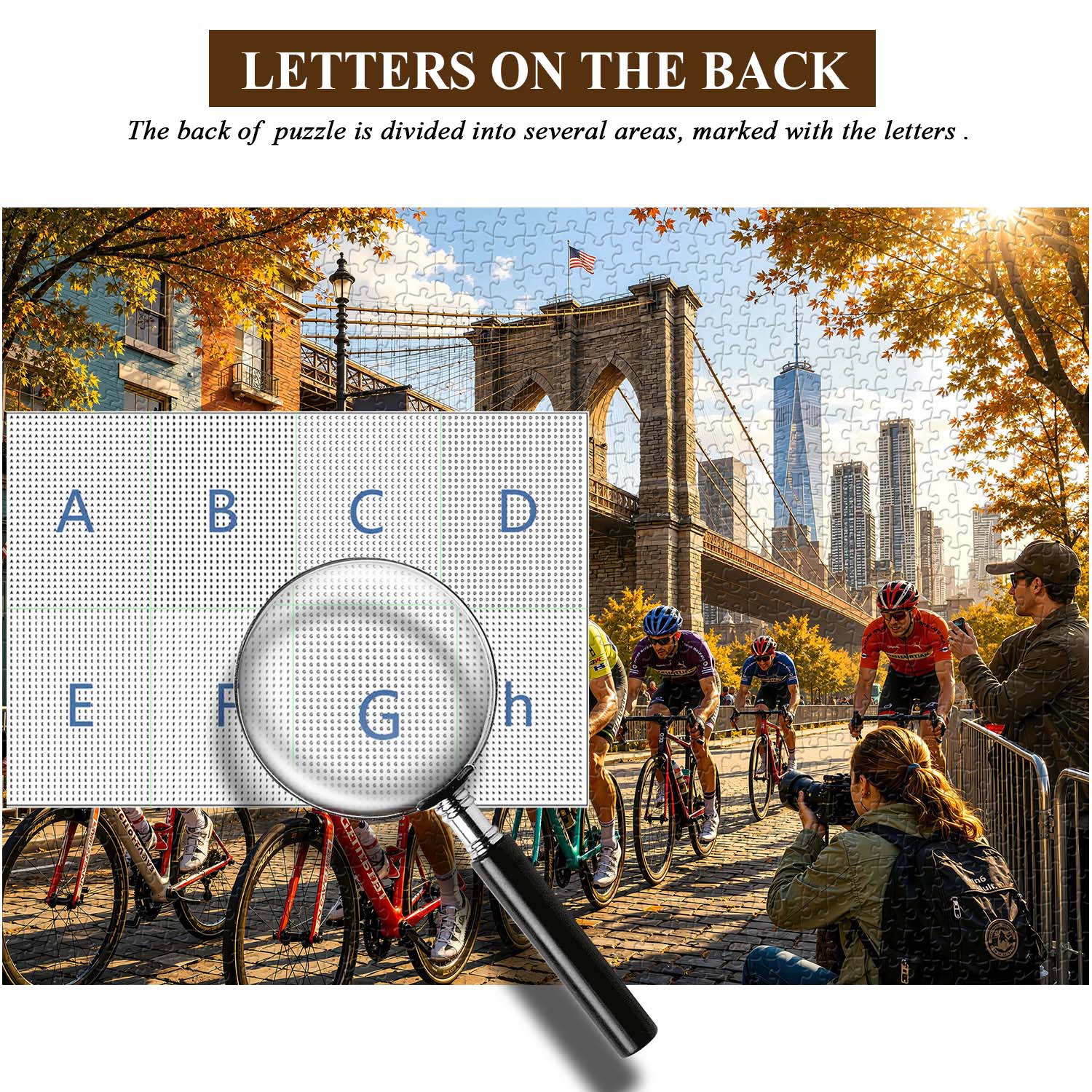 City Bike Race Puzzle 1000 Teile