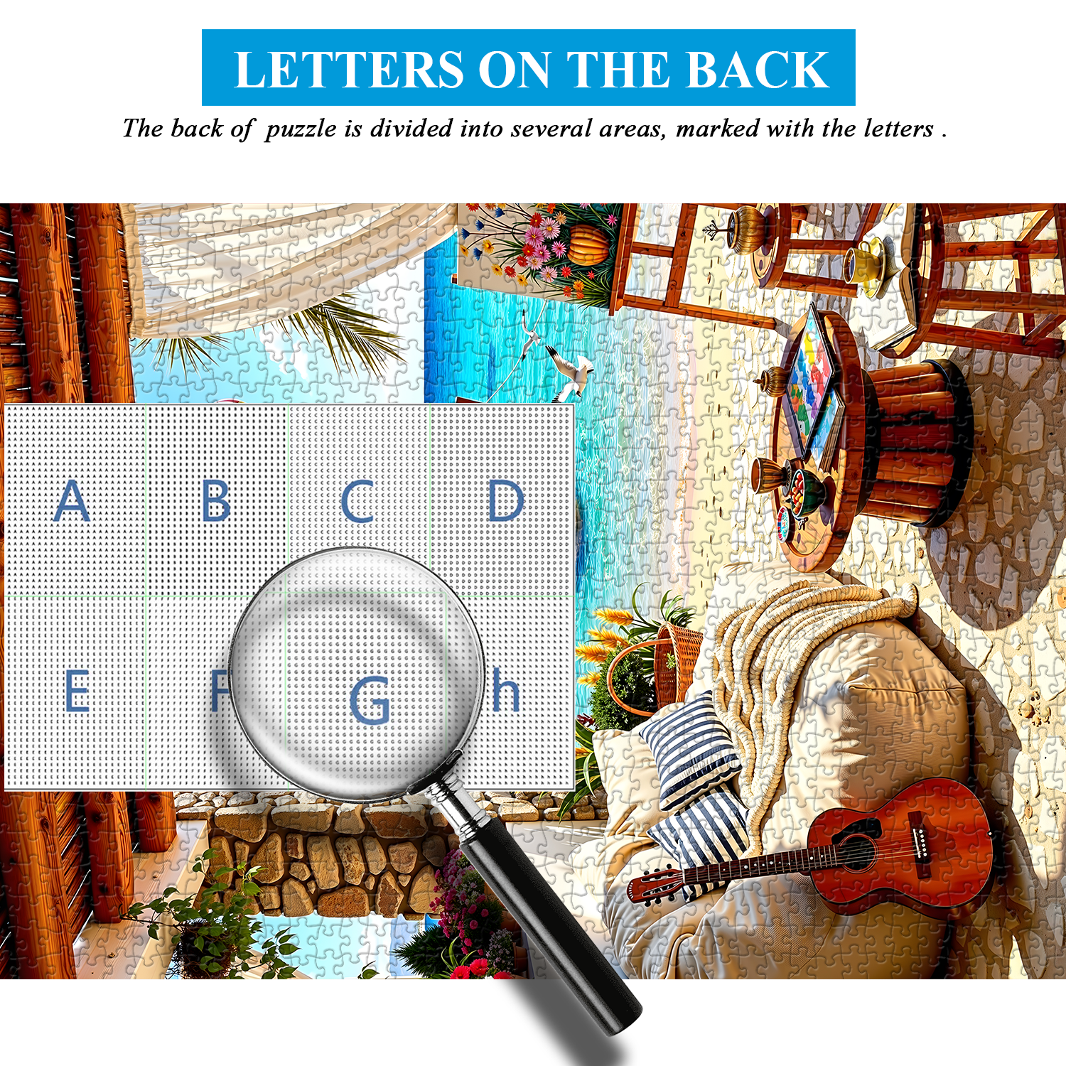 Beach Veranda Jigsaw Puzzle 1000 Pieces