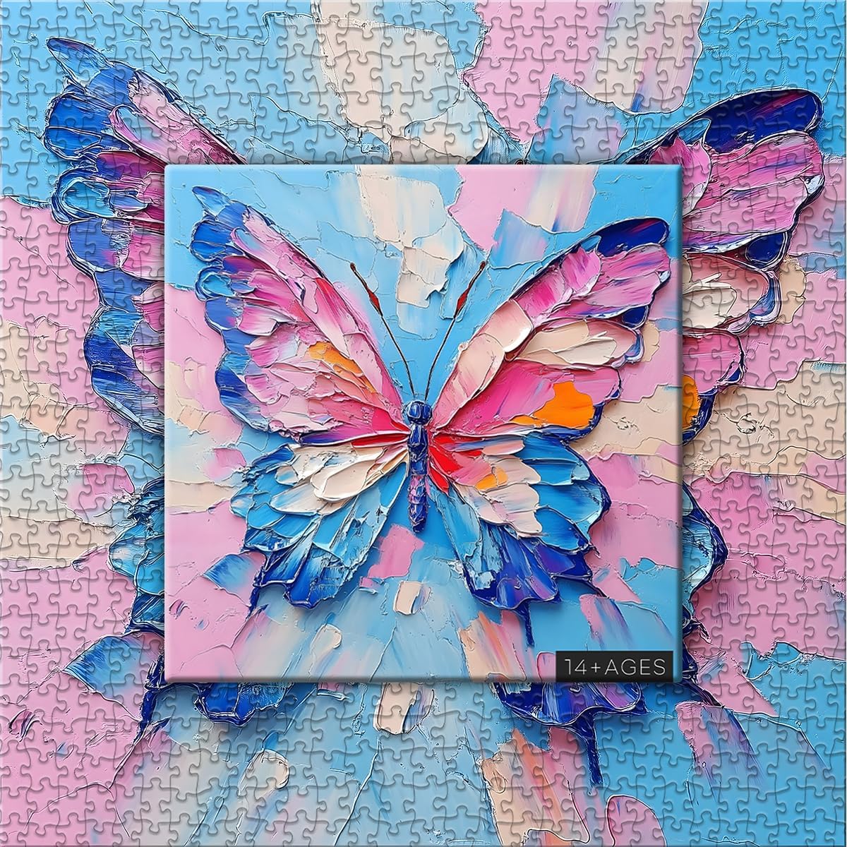 Colorful Winged Beauty Jigsaw Puzzle 1000 Pieces