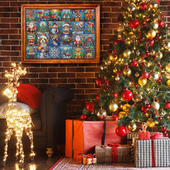 Christmas Treasures Advent Calendar Jigsaw Puzzle 1000 Pieces