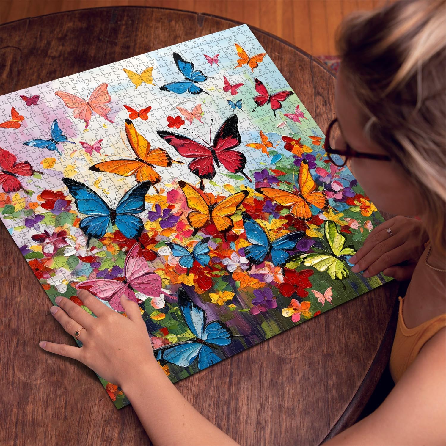 Butterfly Garden Jigsaw Puzzles 1000 Pieces