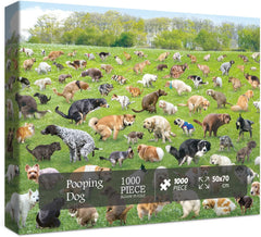 Pooping Dog Jigsaw Puzzle 1000 Piece