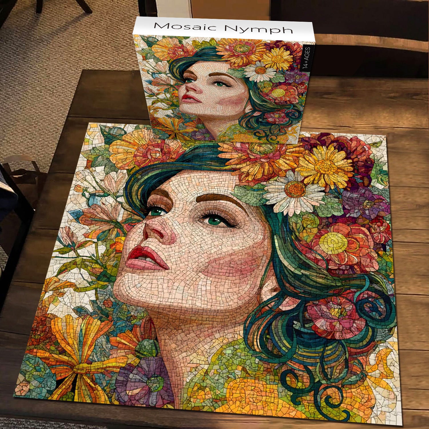 Mosaic Nymph Jigsaw Puzzle 1000 Pieces
