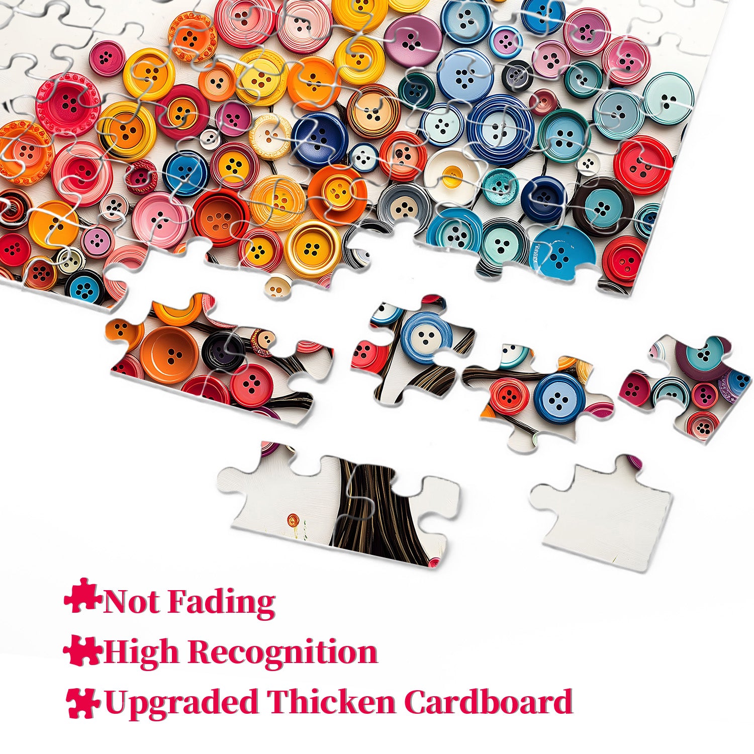 Tree of Button Jigsaw Puzzle 1000 Pieces