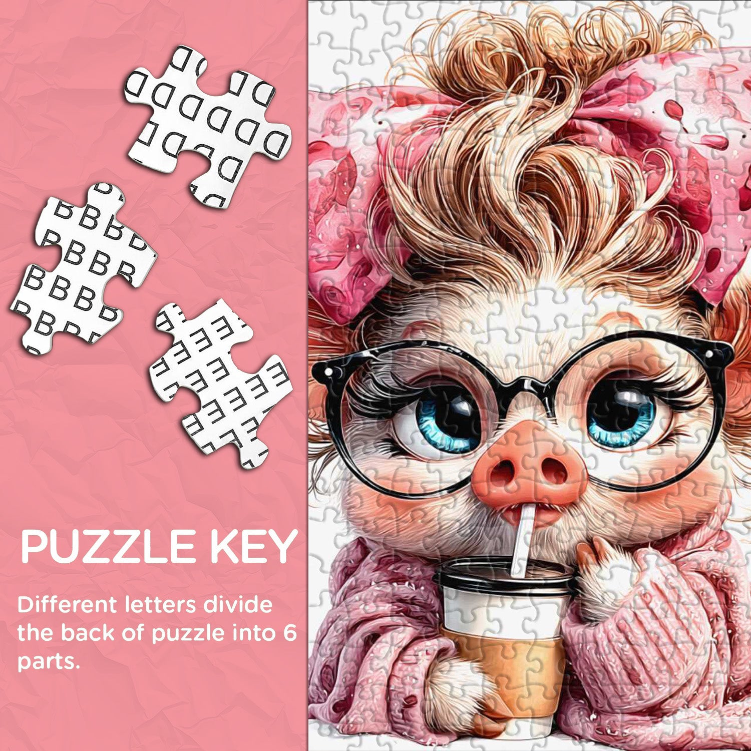 Ferkel Kaffeepause Puzzle 1000 Teile