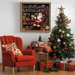 Der Garten des Weihnachtsmanns liest Jigsaw Puzzle 1000 Stücke