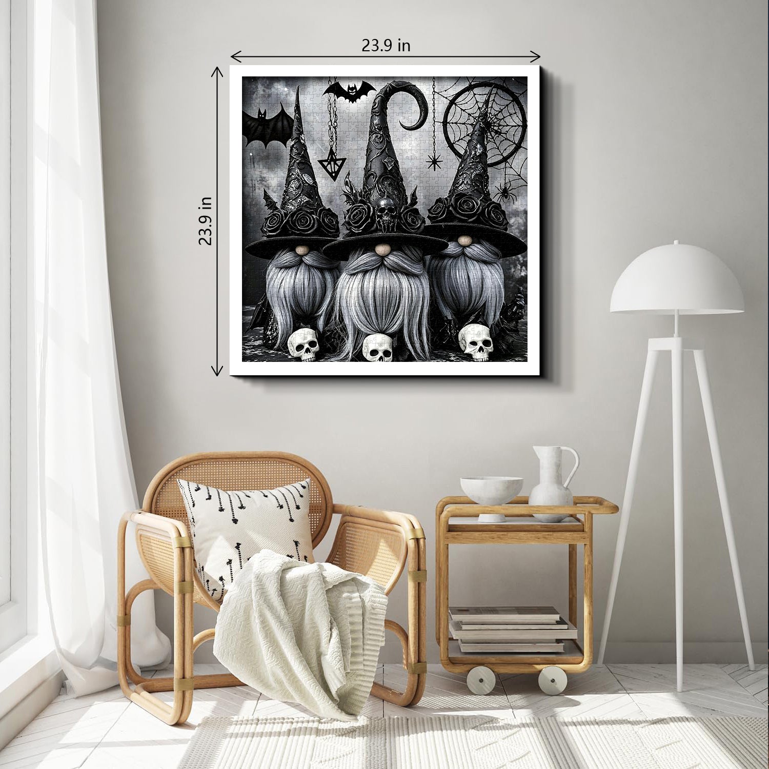 Gothic Halloween Gnomes Puzzle 1000 Teile