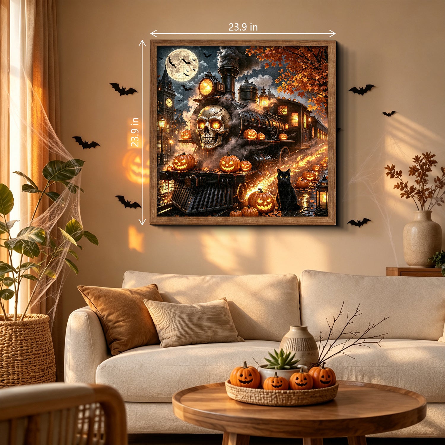 Halloween Ghost Train Jigsaw Puzzle 1000 Pieces