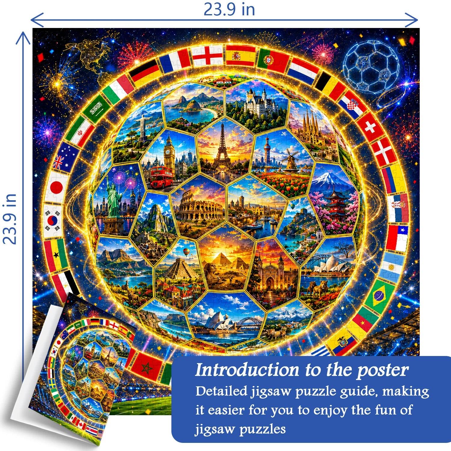 World of Football Jigsaw Puzzle 1000 Pieces