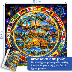 World of Football Jigsaw Puzzle 1000 Pieces