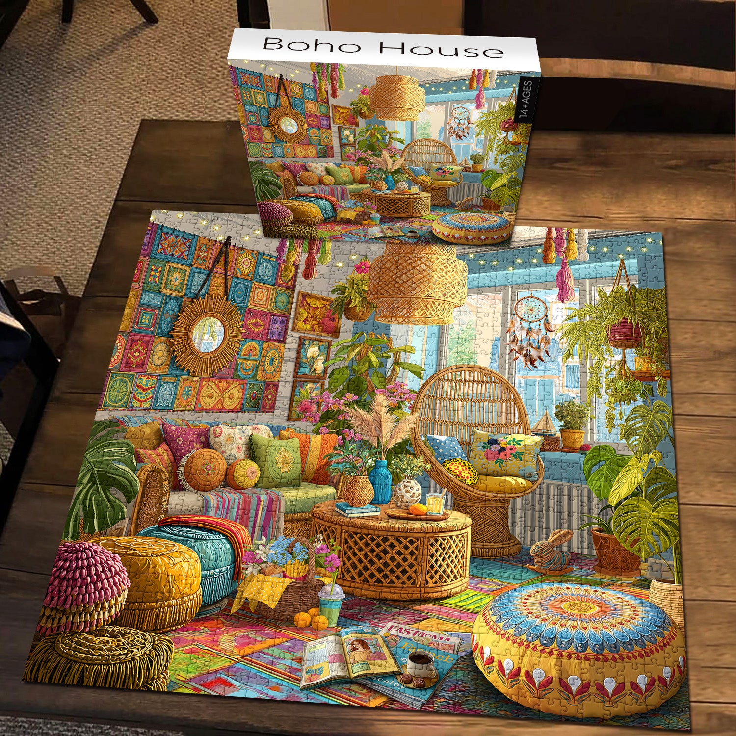 Boho House Jigsaw Puzzle 1000 Pieces