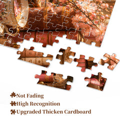Floral Page Glow Jigsaw Puzzle 1000 Pieces