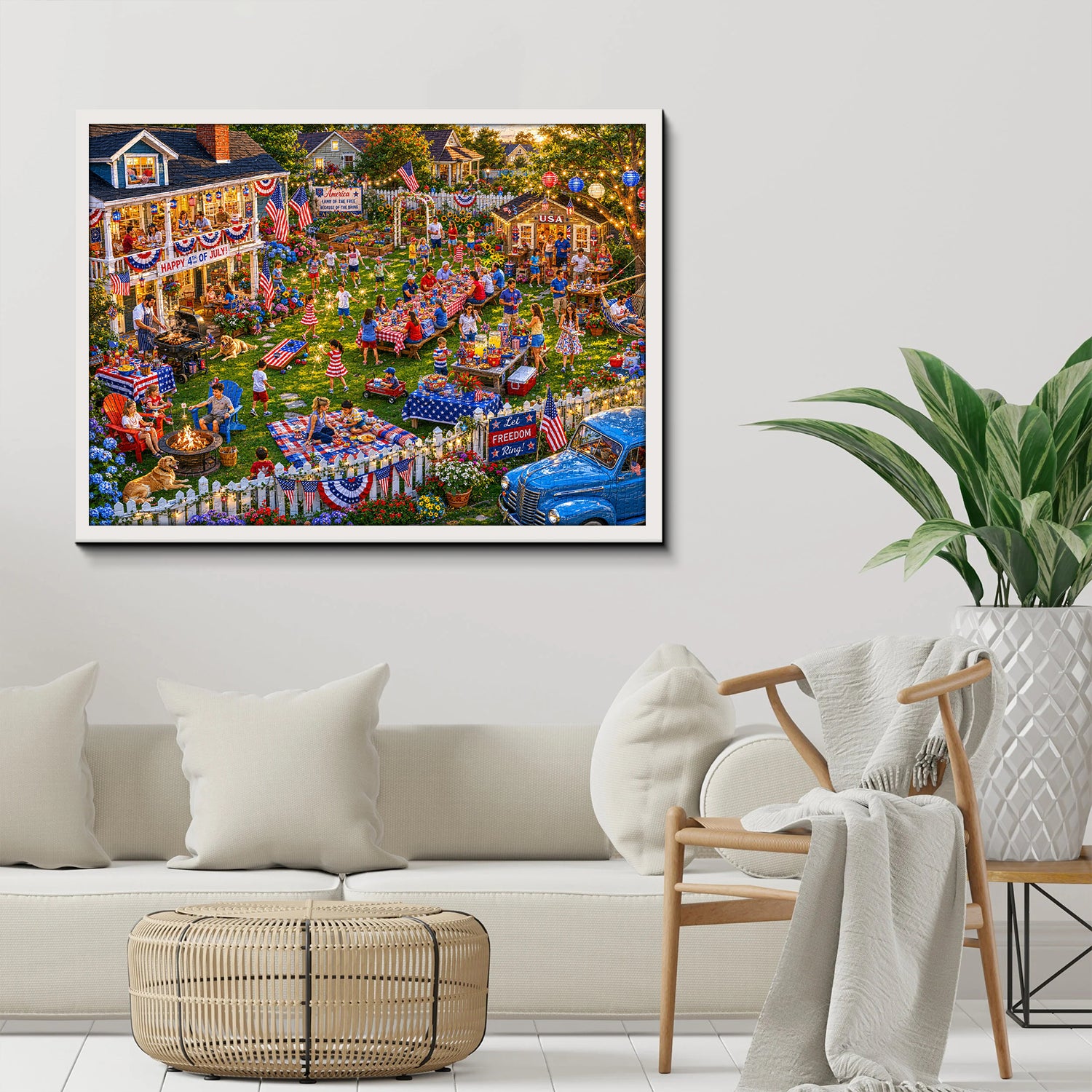 Land of the Free BBQ Jigsaw Puzzle 1000 Pieces