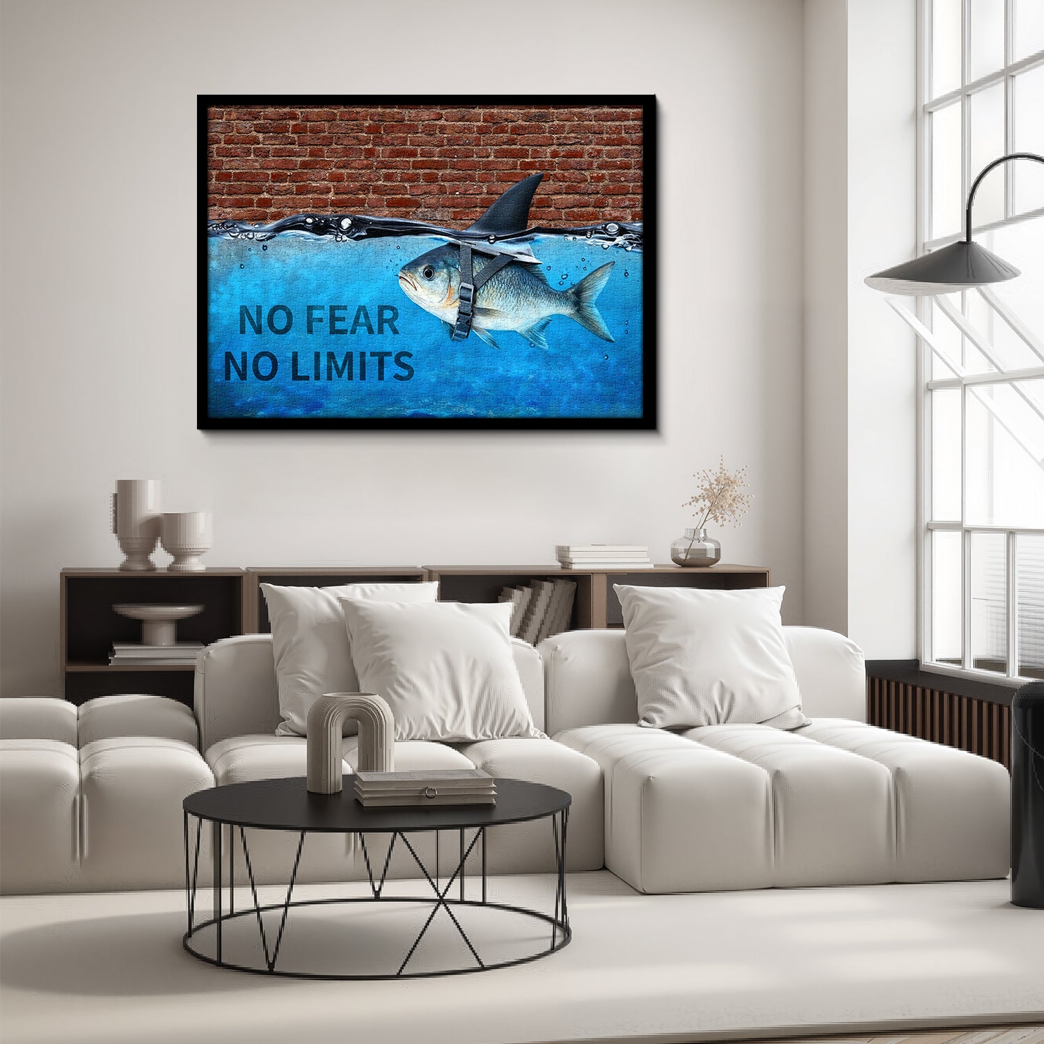 Courageous Fish Jigsaw Puzzle 1000 Pieces