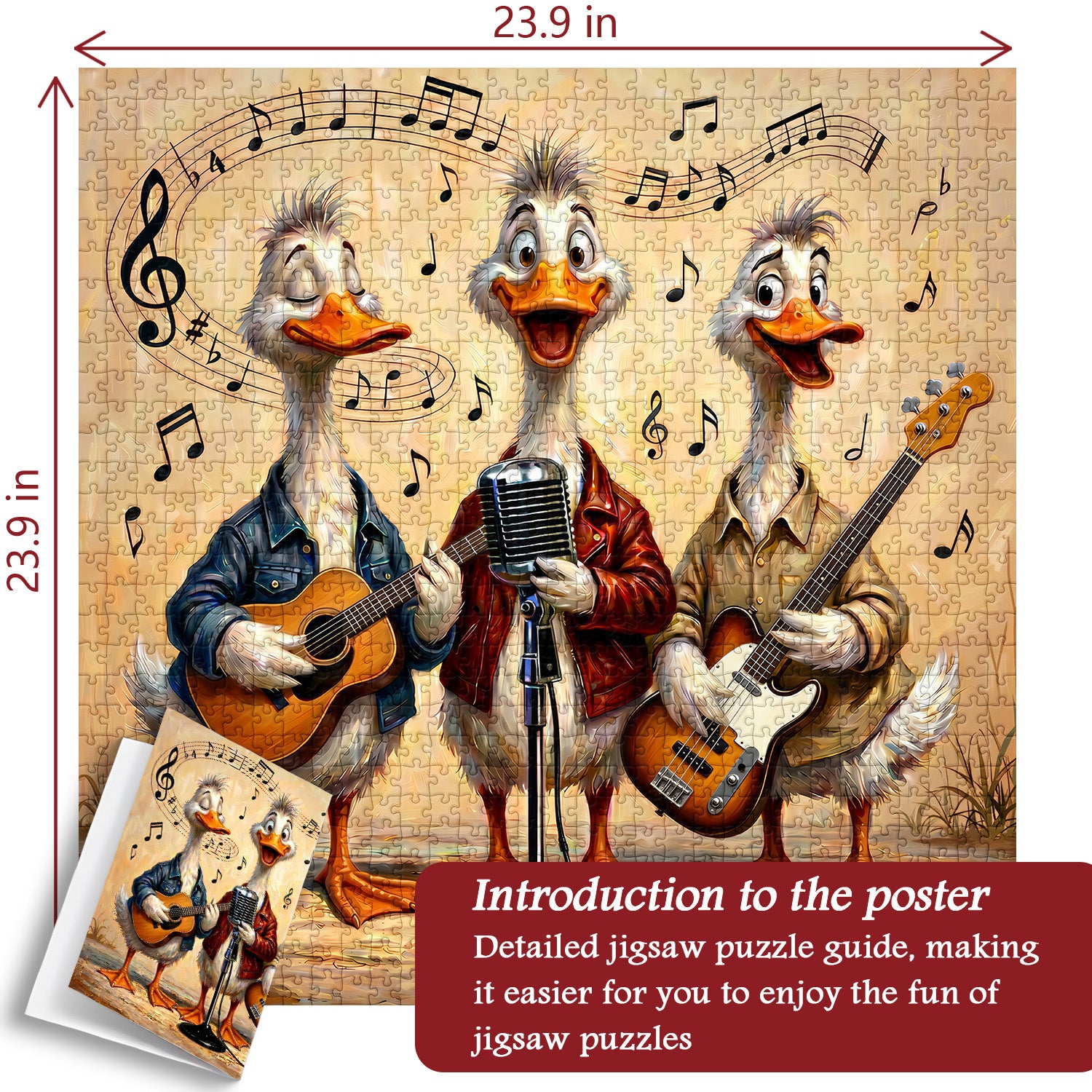 Duck Band Jigsaw Puzzle 1000 Pieces