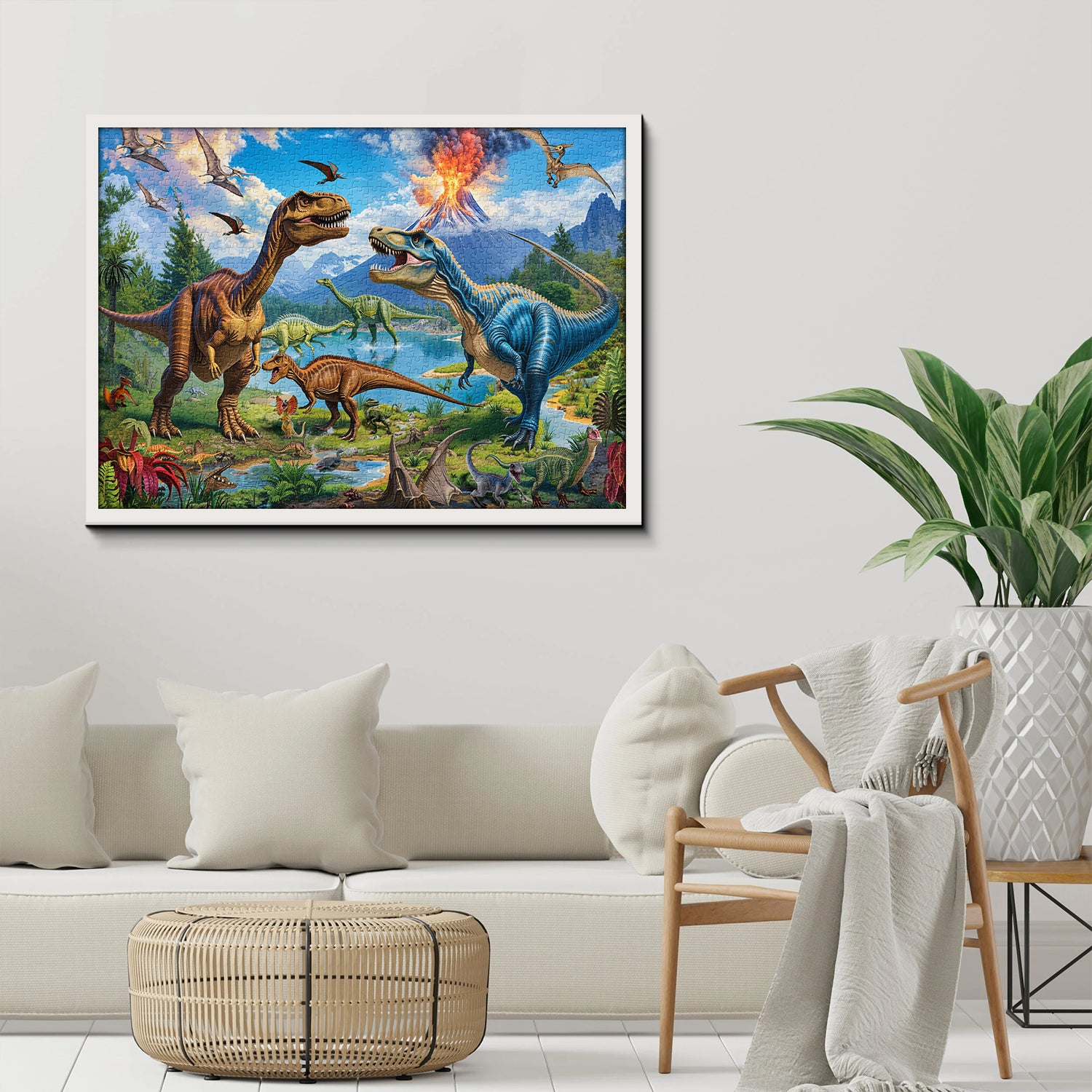 Brüllender Vulkan Puzzle 1000 Teile