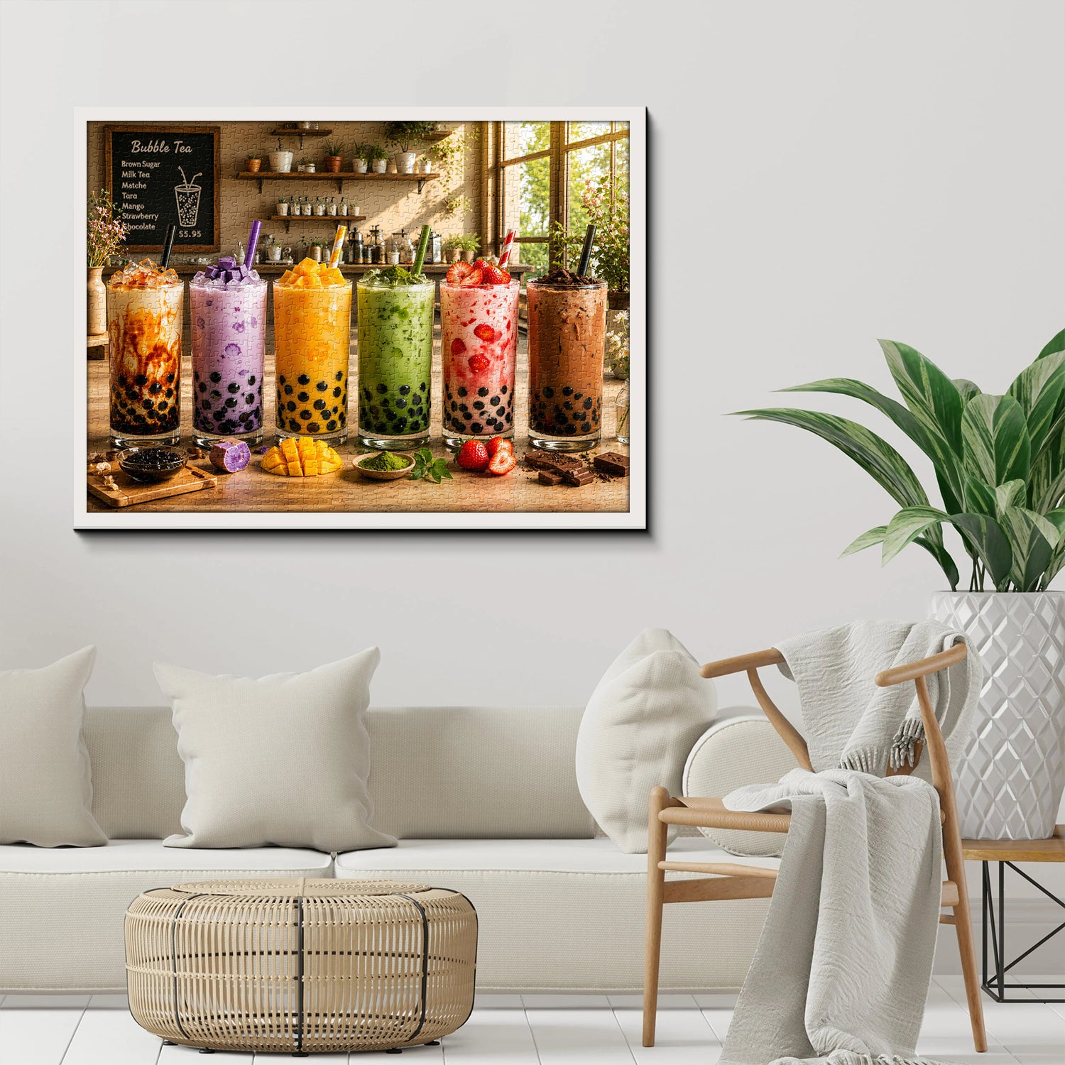 Sunlit Boba Time Jigsaw Puzzle 1000 Pieces