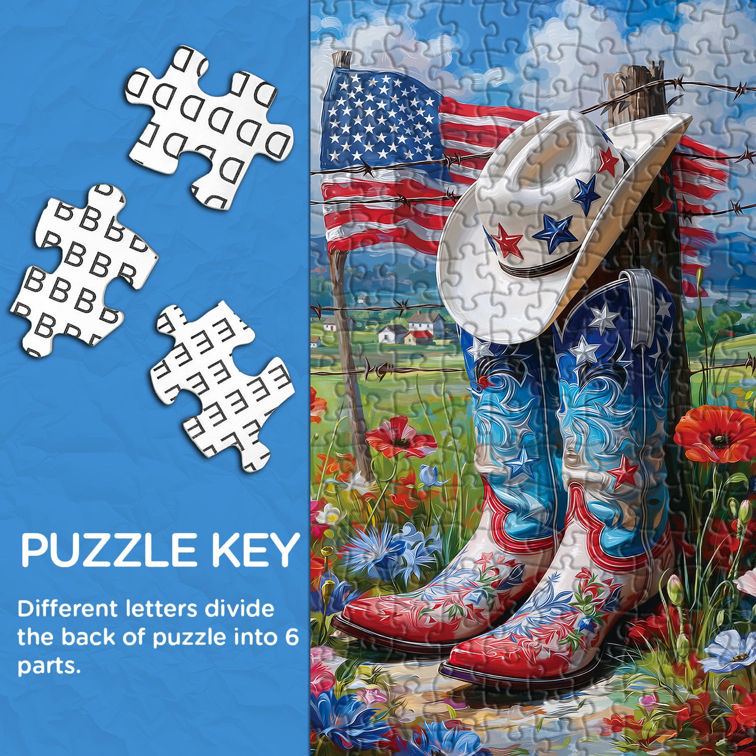 Free Field Jigsaw Puzzle 1000 Pieces