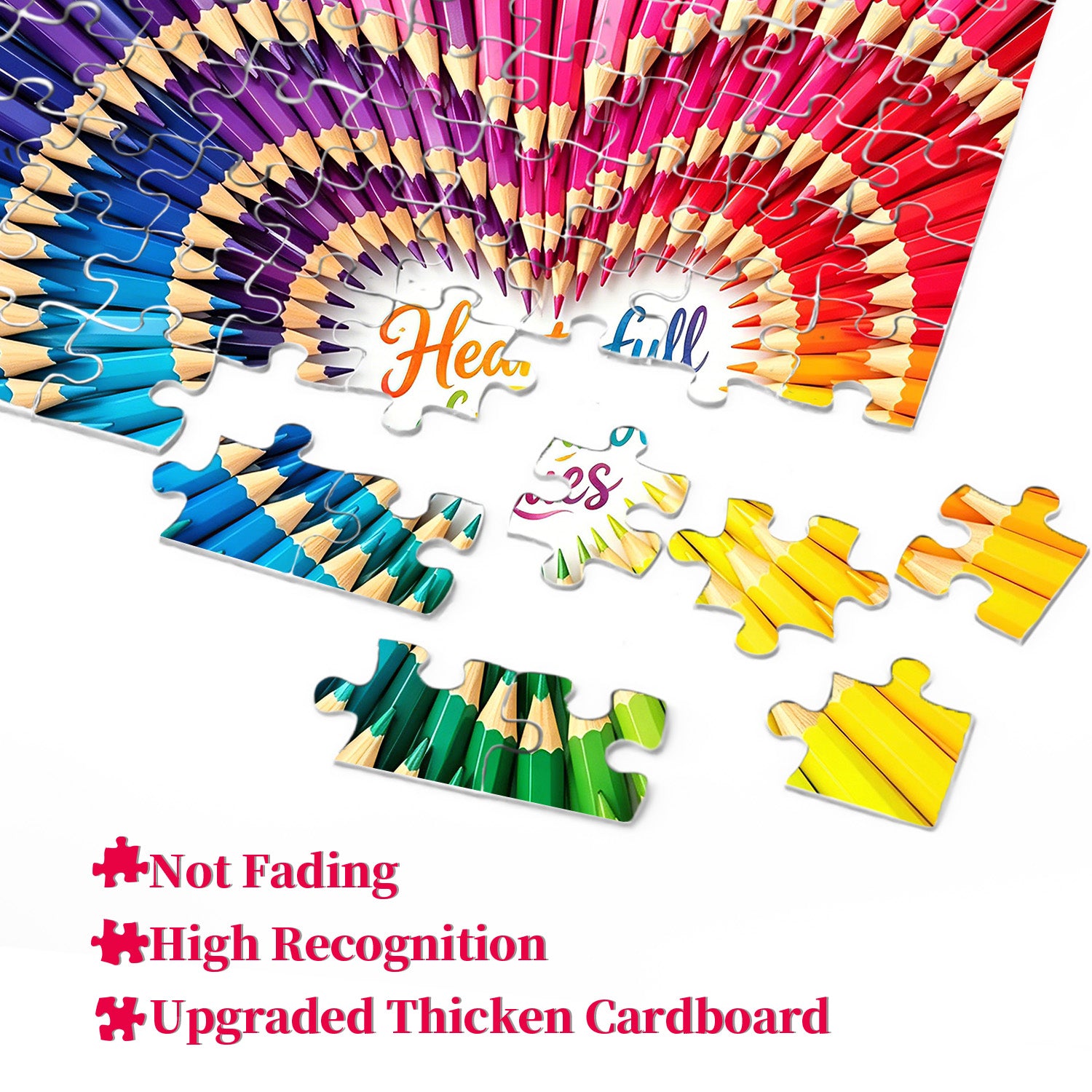 Life's Color Heart Jigsaw Puzzle 1000 Pieces