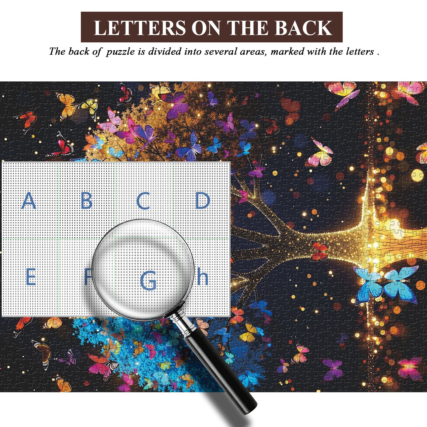 Sparkling Wings Tree Puzzle 1000 Teile