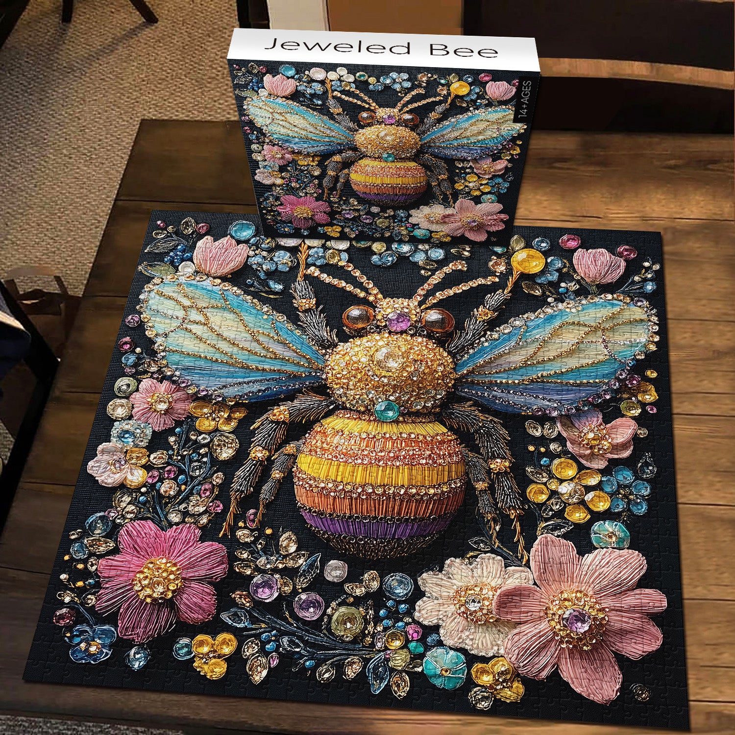 Jeweled Bee Jigsaw Puzzle 1000 Pieces