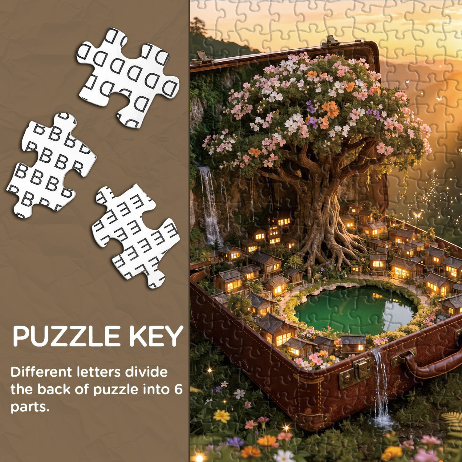 Der Koffer Arcadia Puzzle 1000 Teile