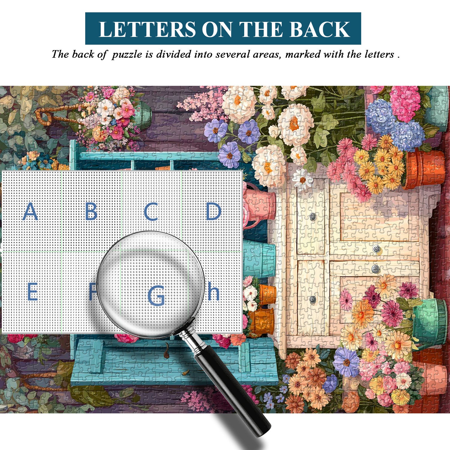 Blumenschrank-Rhythmus-Puzzle, 1000 Teile