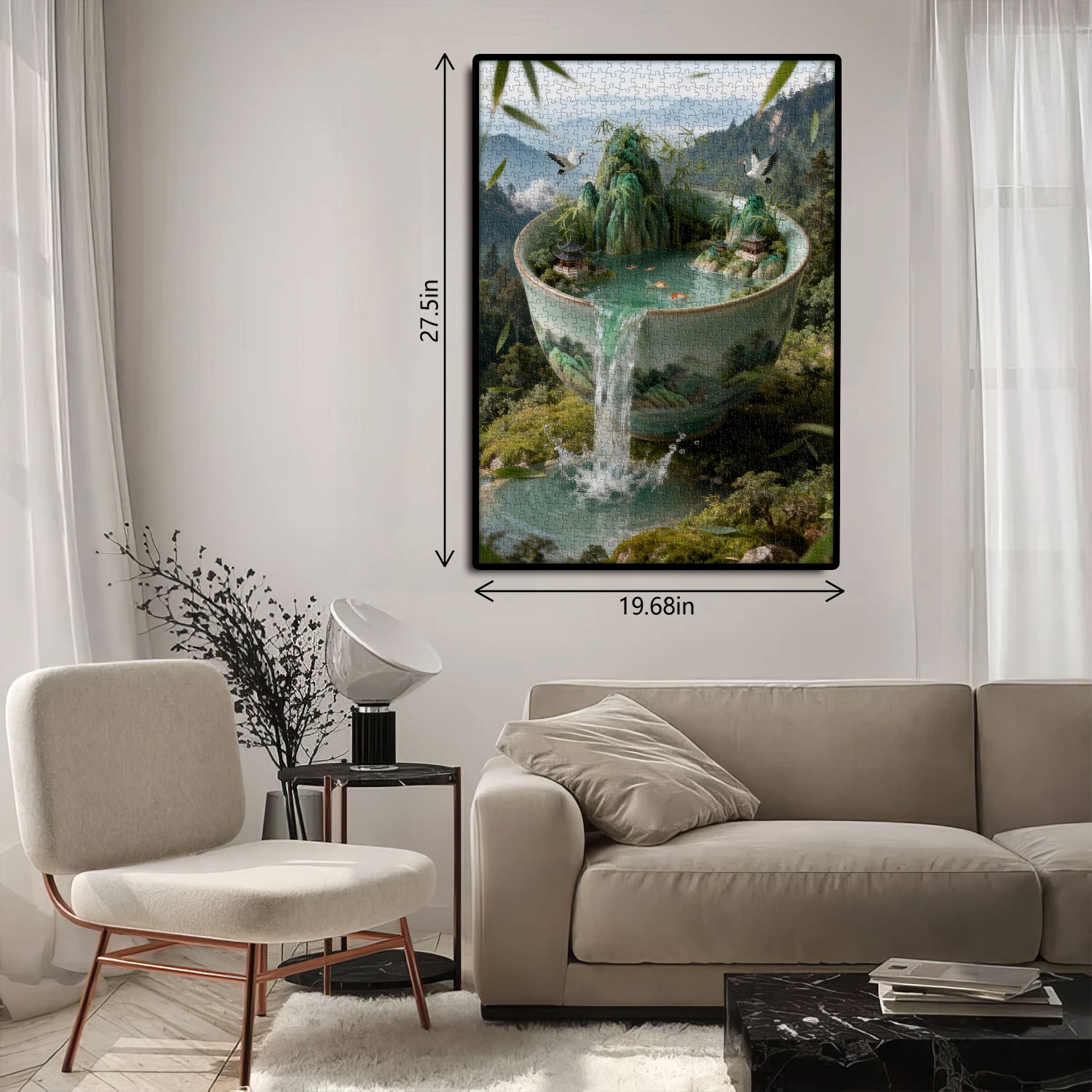 Bamboo forest landscape Jigsaw Puzzle 1000 Pieces