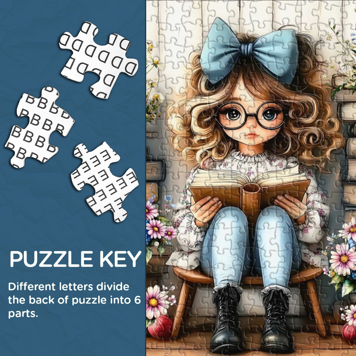 Blumenleser-Puzzle 1000 Teile