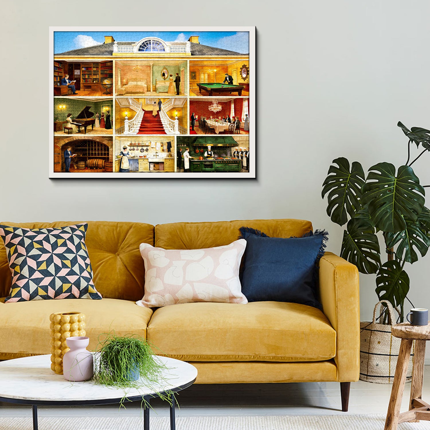 Elegant Manor Life Jigsaw Puzzle 1000 Pieces