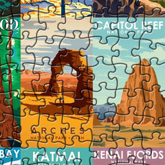 The US National Parks Jigsaw Puzzle 1000 Pieces