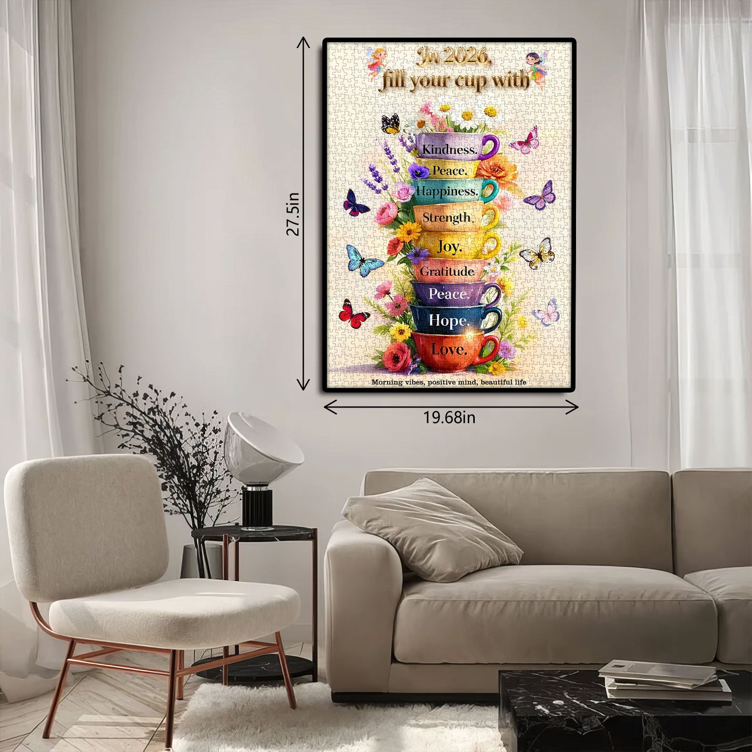 Cup of Wise Sayings Jigsaw Puzzle 1000 Pieces