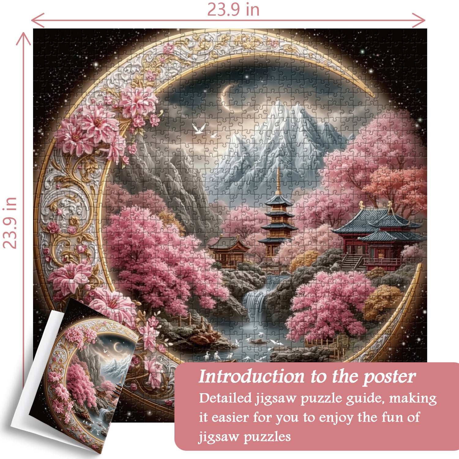 Mondbrücke-Puzzle 1000 Teile