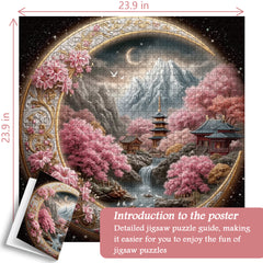 Mondbrücke-Puzzle 1000 Teile