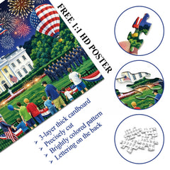 Liberty in Bloom Jigsaw Puzzle 1000 Pieces
