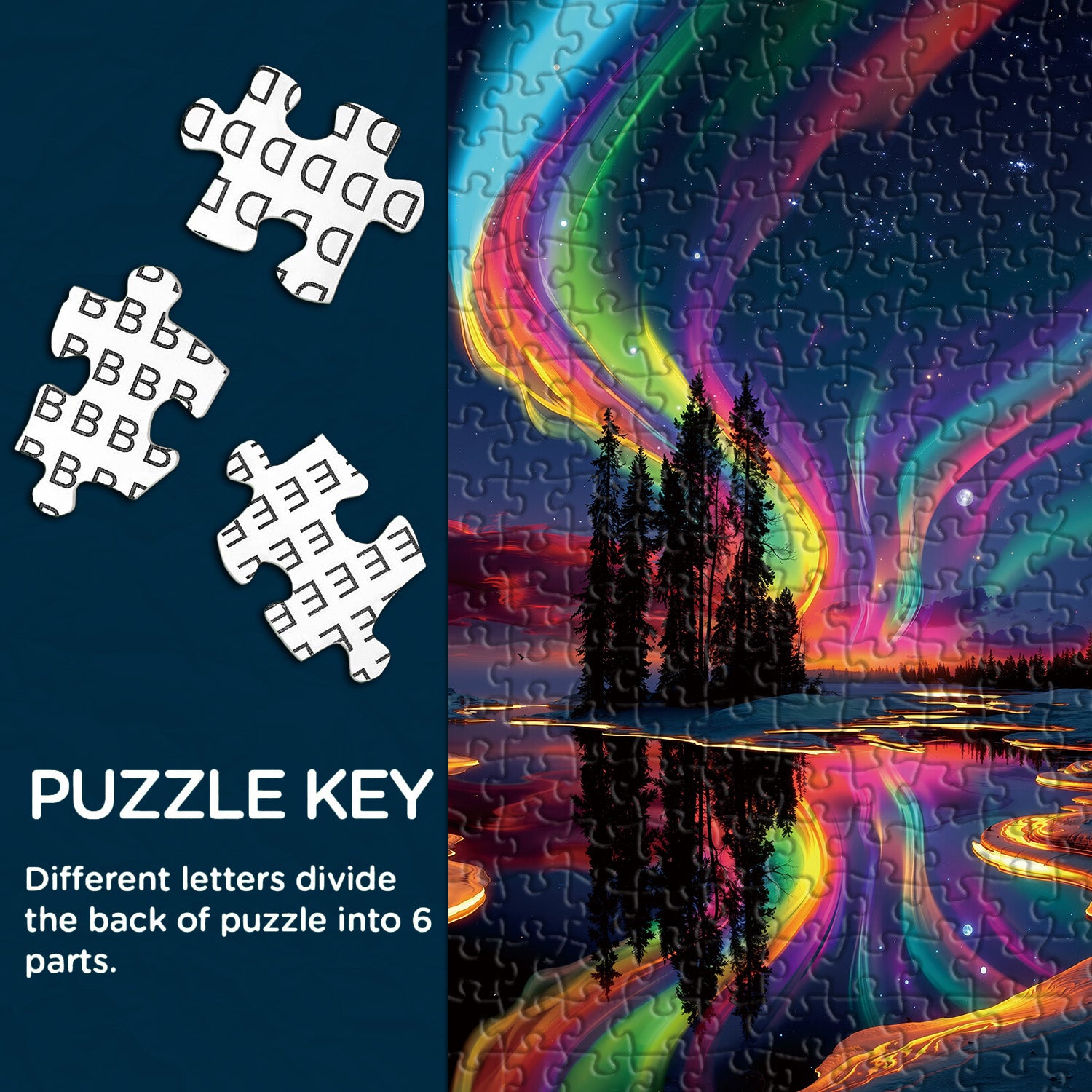 Aurora Realm Jigsaw Puzzle 1000 Pieces