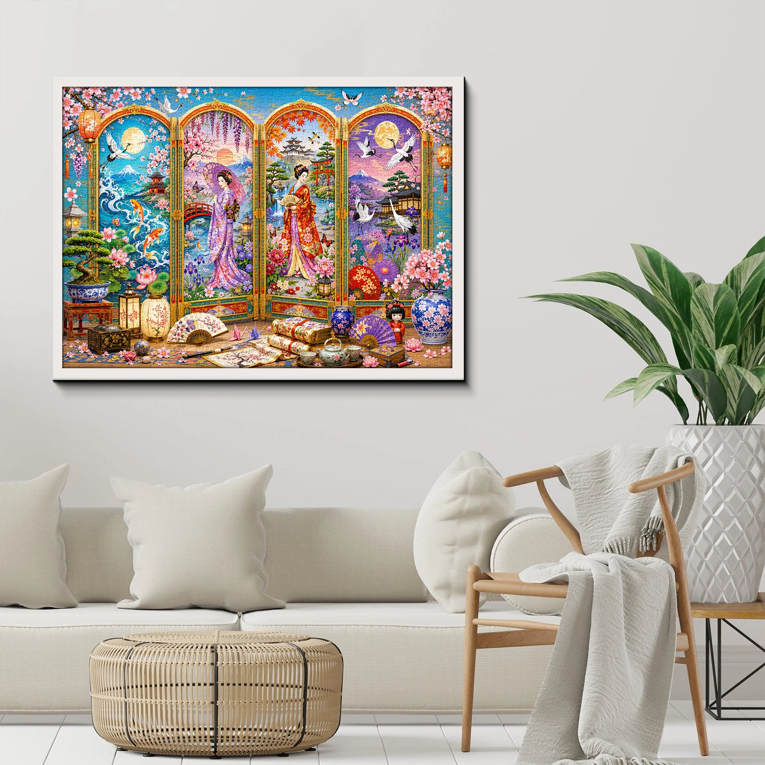 Japanisches Screen-Art-Puzzle 1000 Teile