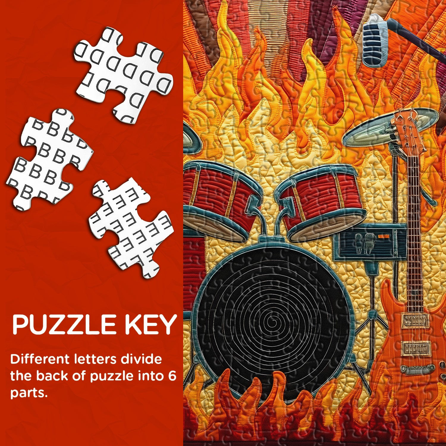 Fiery Stage Jigsaw Puzzle 1000 Pieces