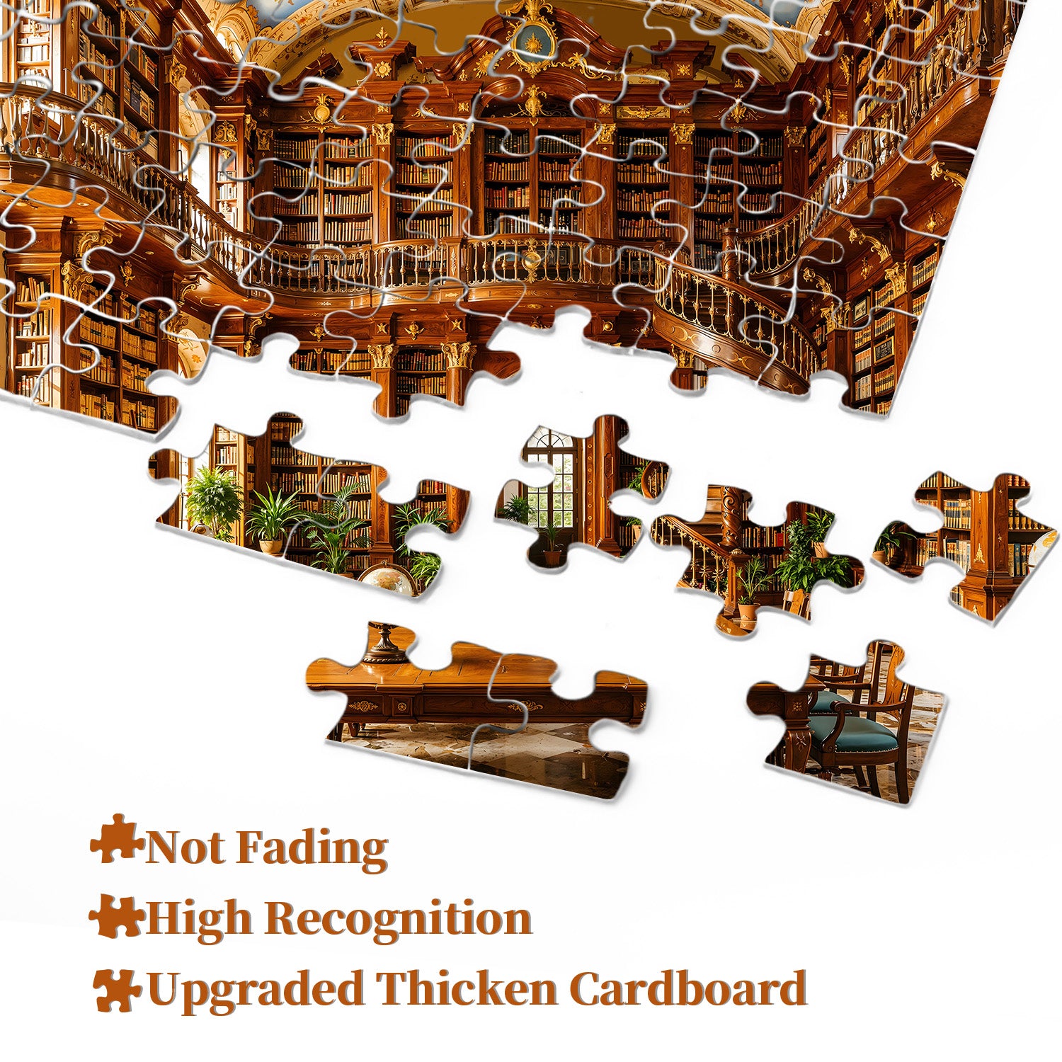 Retro Reading Room Jigsaw Puzzle 1000 Pieces