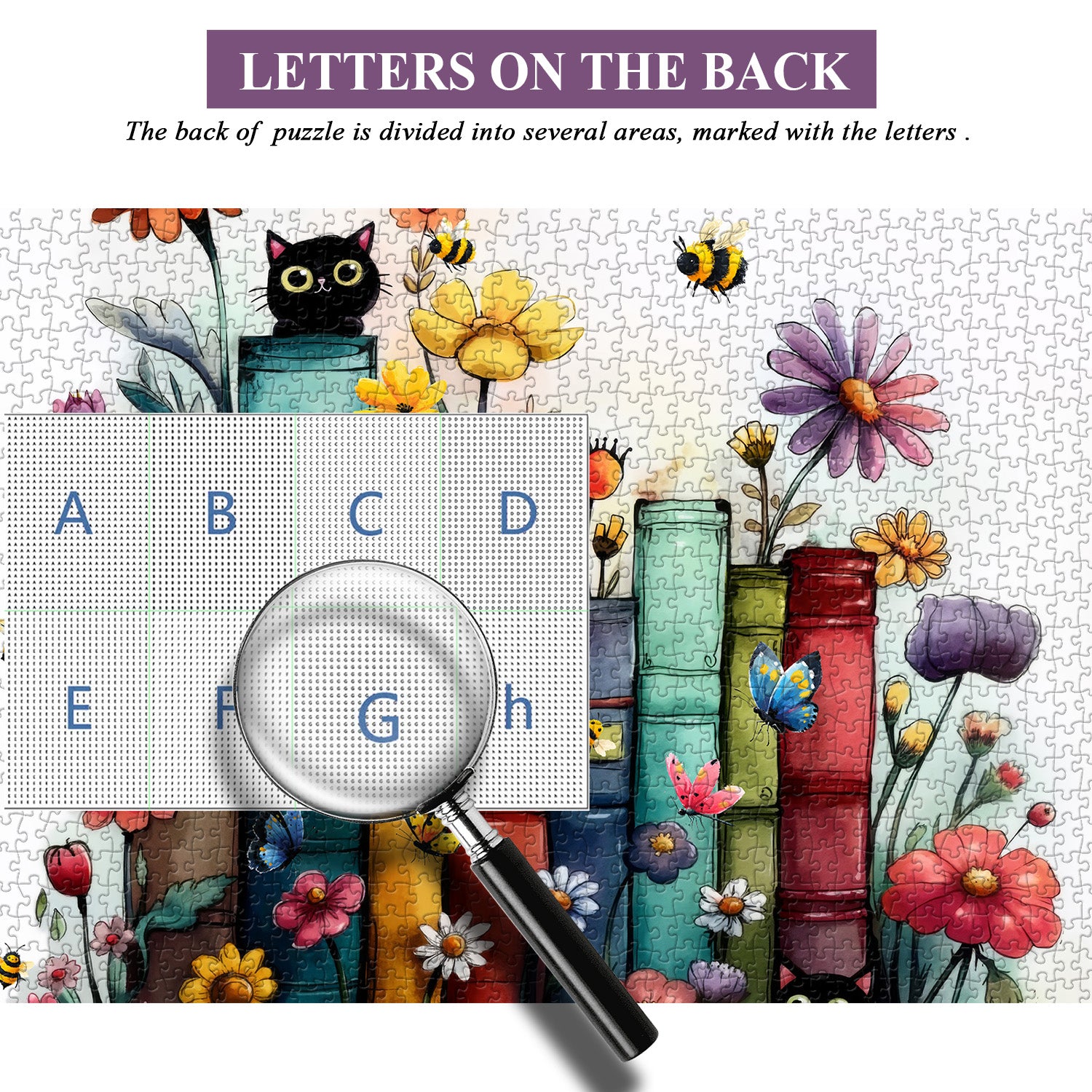 Book Cat Whispers Jigsaw Puzzle 1000 Pieces