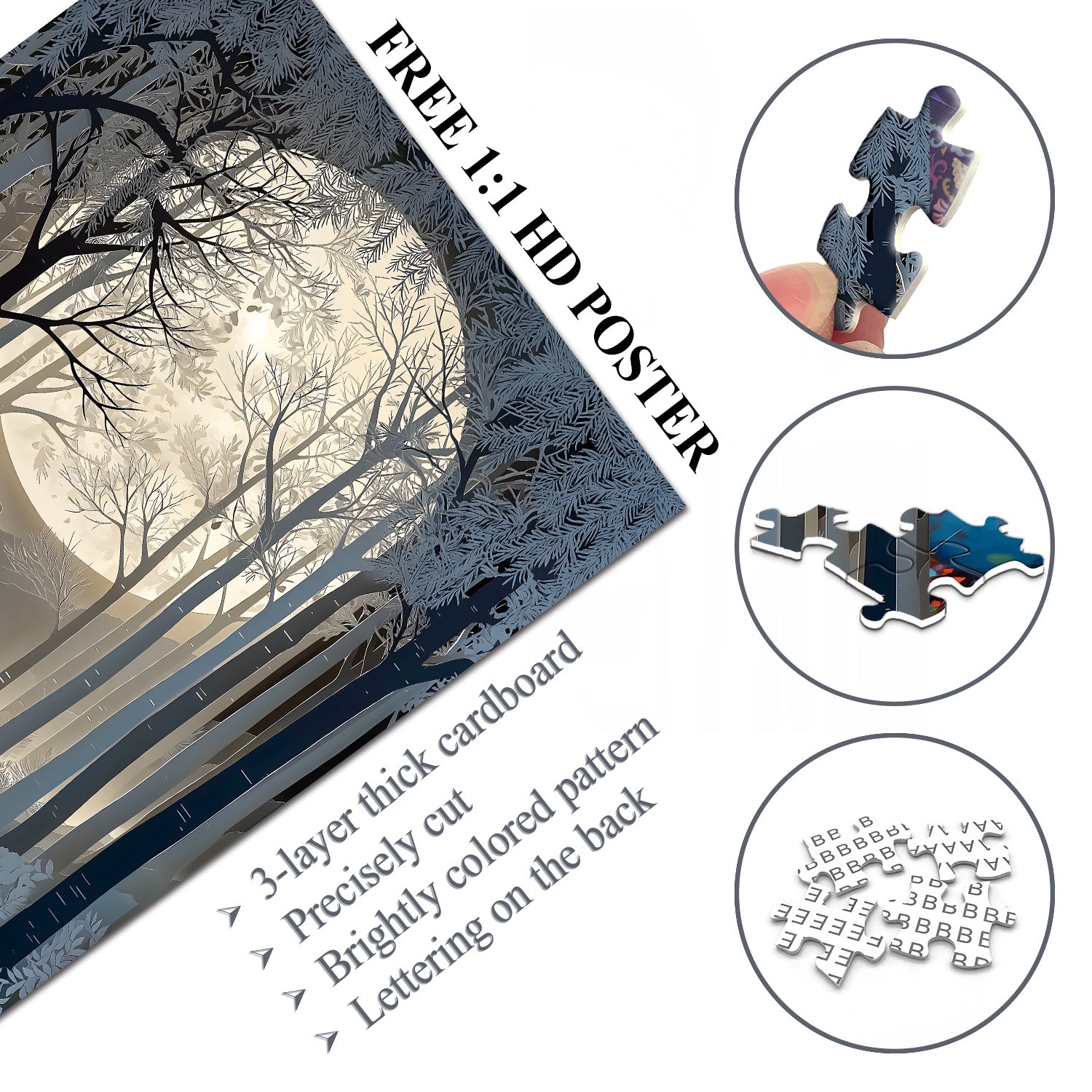 Pure White Realm Puzzle 1000 Teile