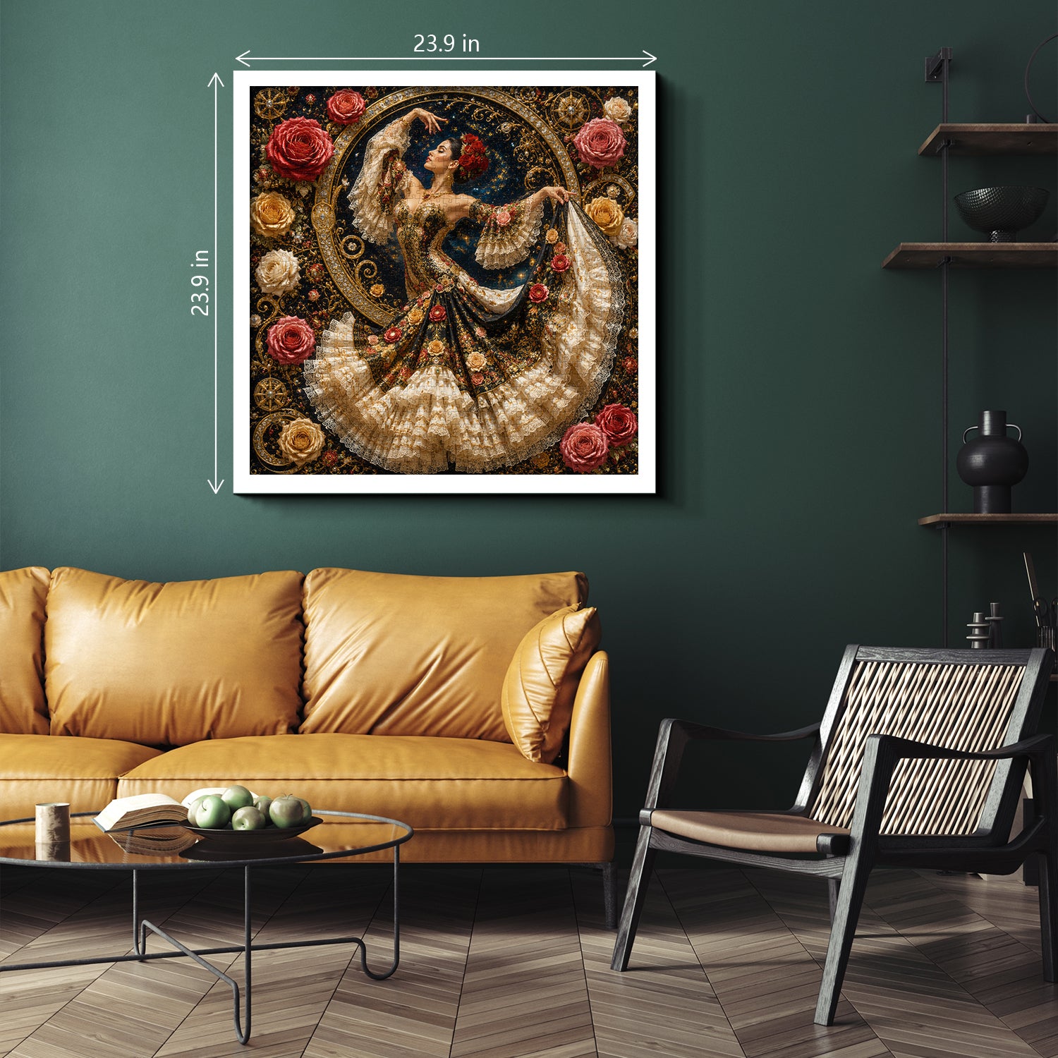 Rose Flamenco Jigsaw Puzzle 1000 Pieces