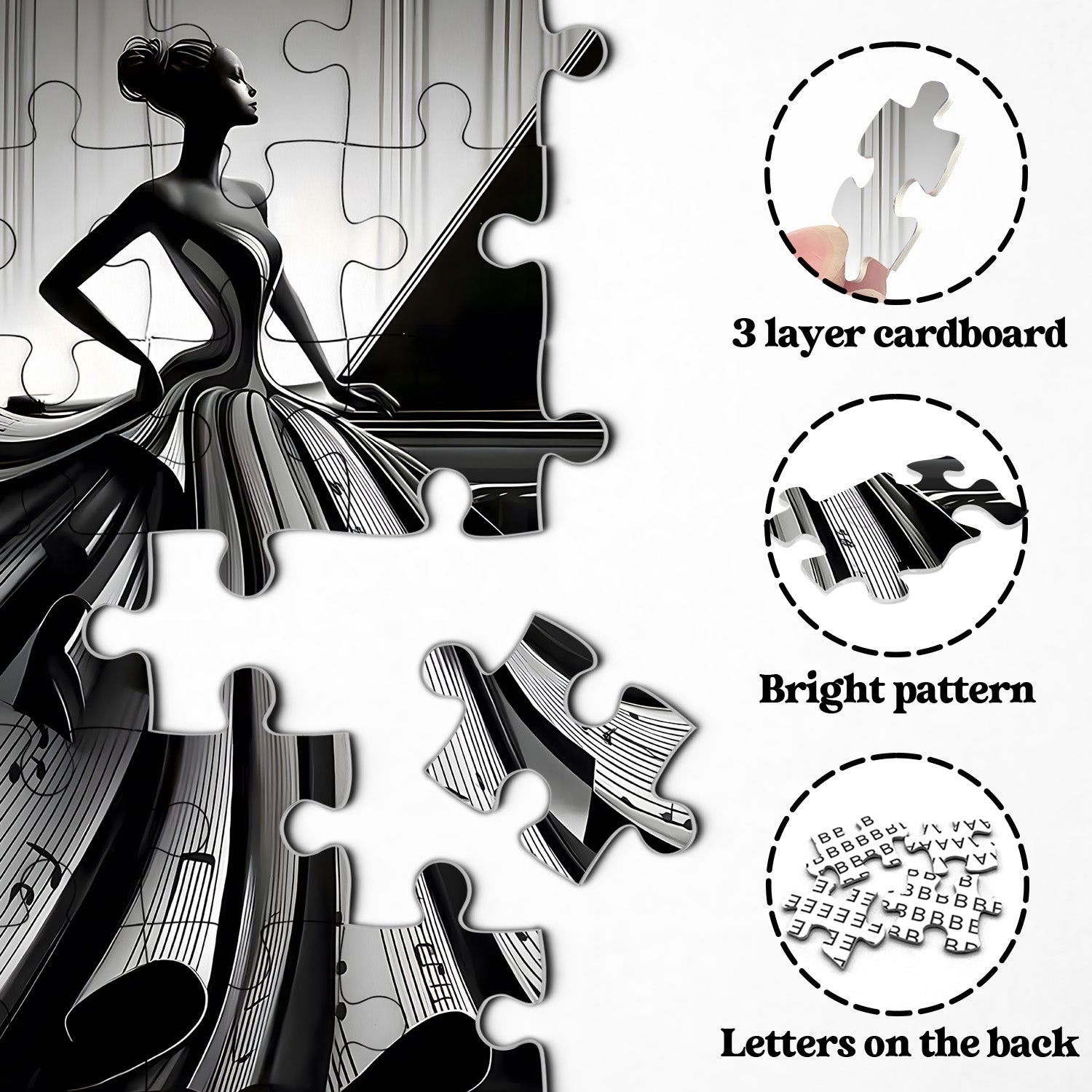 Piano Muse Puzzle 1000 Teile