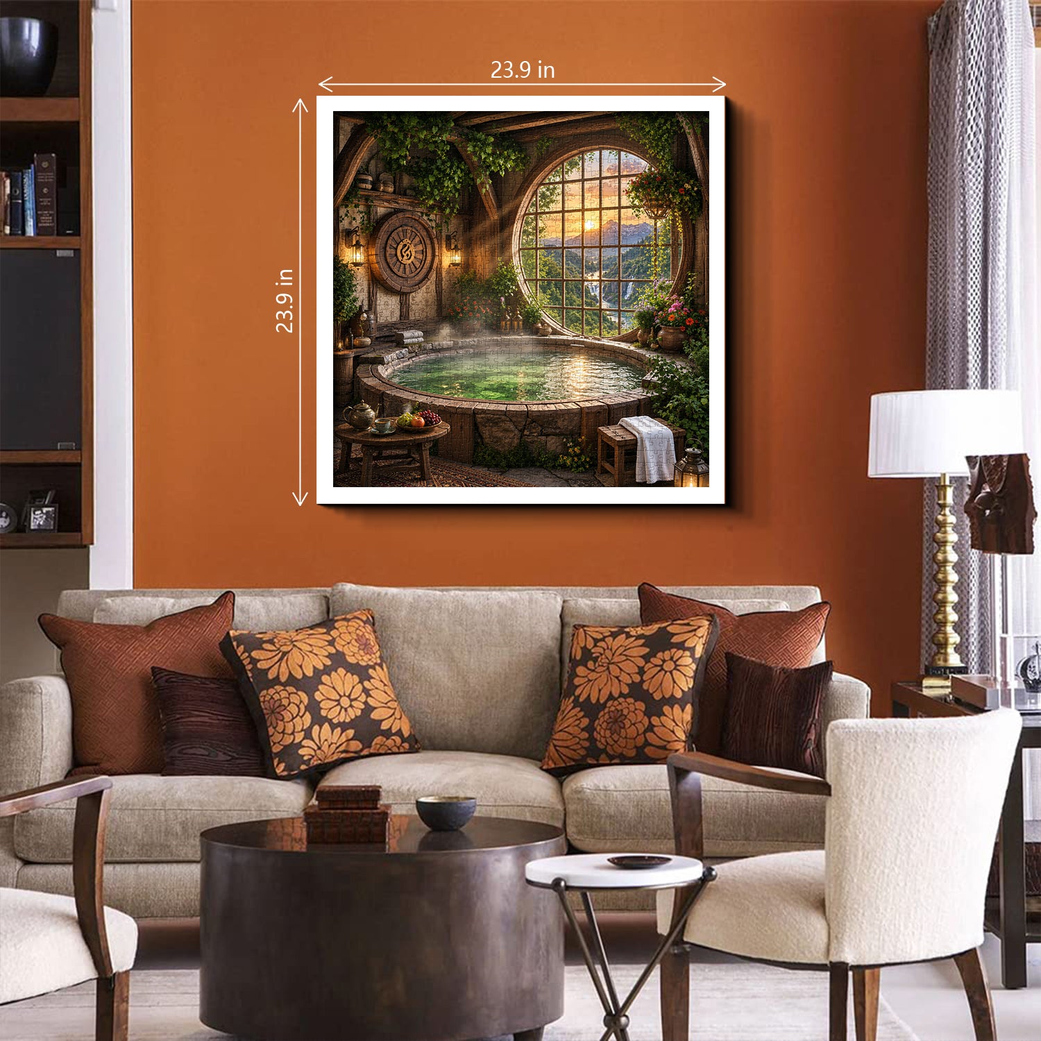 Sunset Spa Cottage Puzzle 1000 Teile