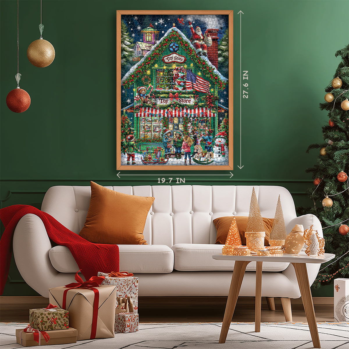 Christmas Store Advent Calendar Jigsaw Puzzle 1000 Pieces